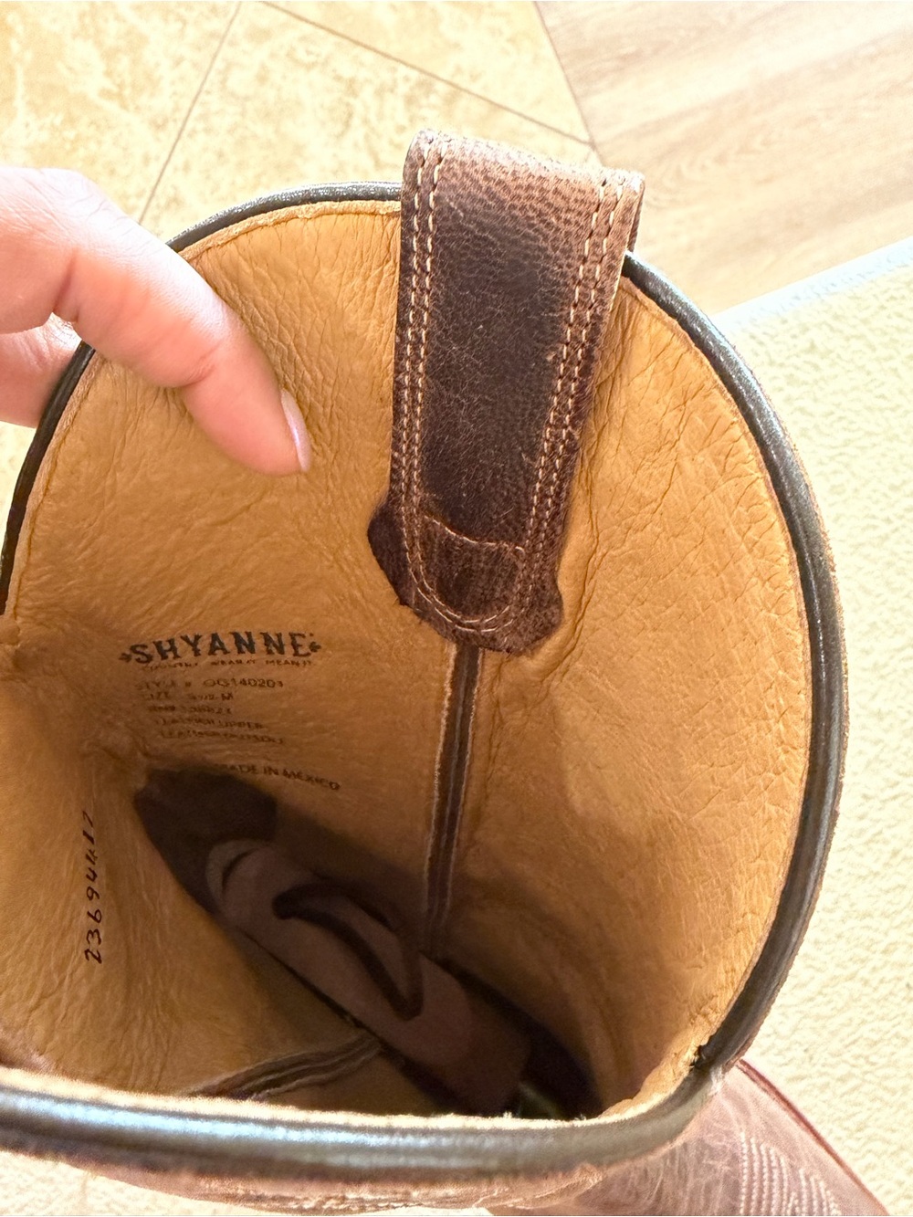 Shyanne Brown Loretta Western Snip Toe Boots - Picture 6 of 12